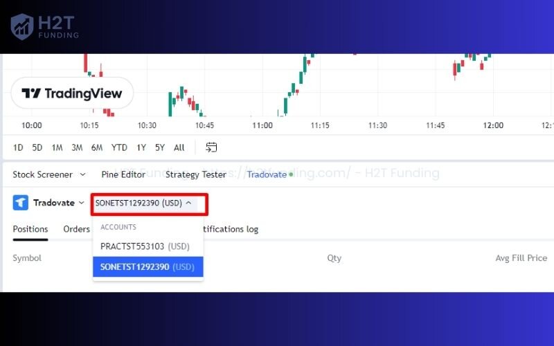 Step 3: Link accounts from the trading panel