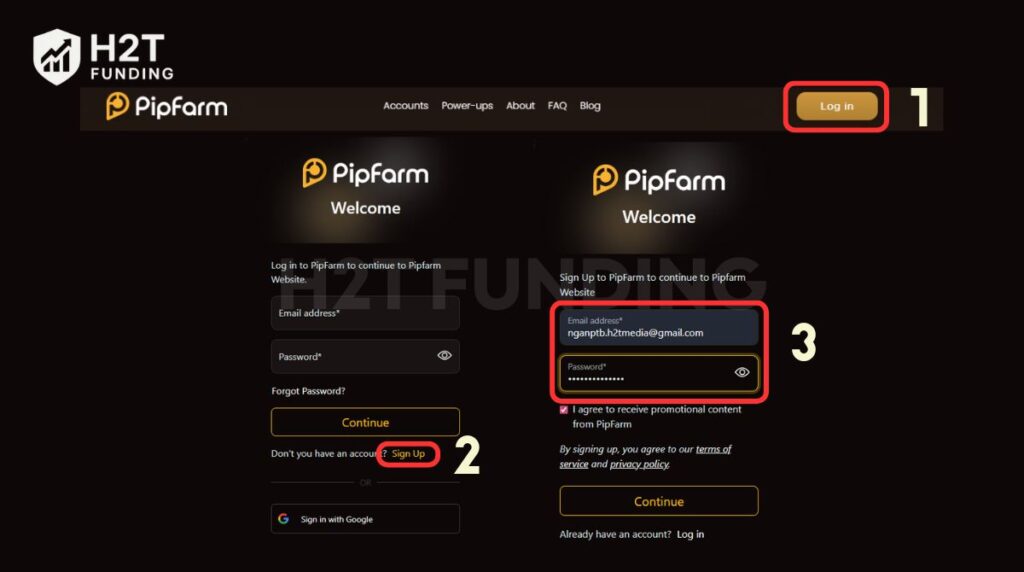 Step-by-step on how to start with PipFarm