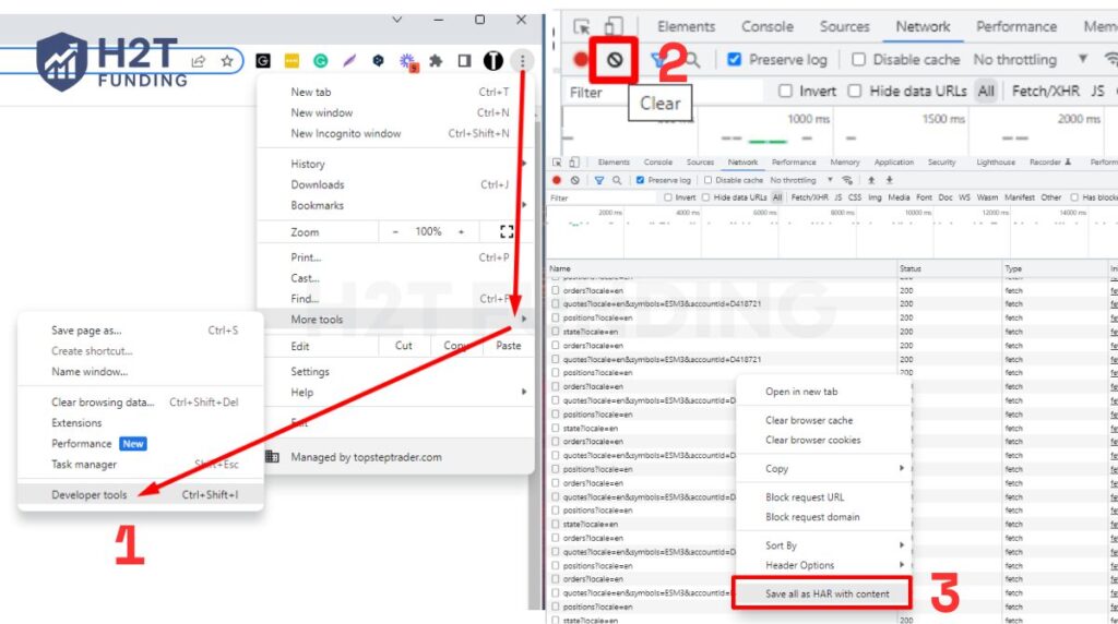 Step guide to fix wrong positions “Failed to fetch” fills outside visible price