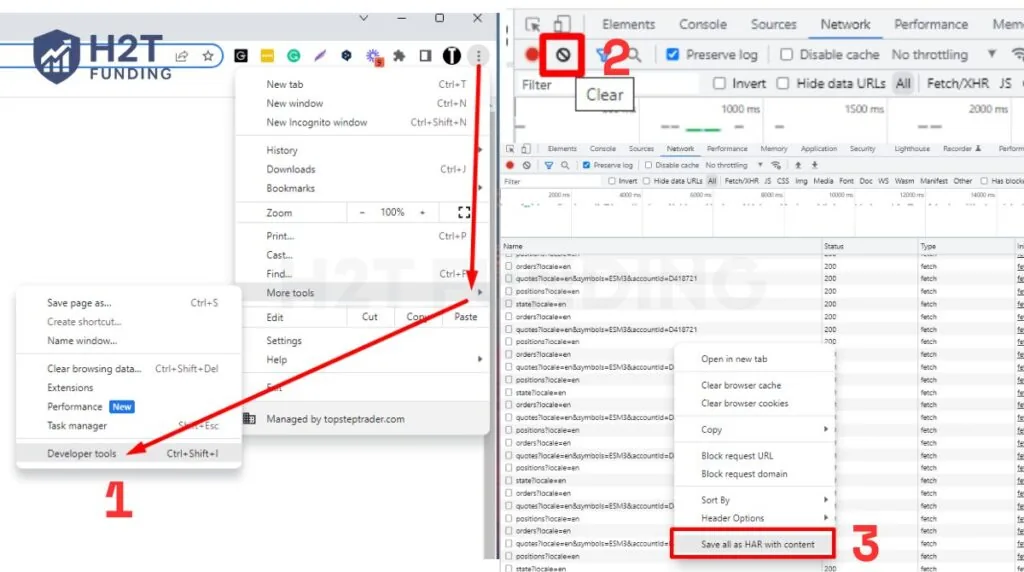 Step guide to fix wrong positions “Failed to fetch” fills outside visible price