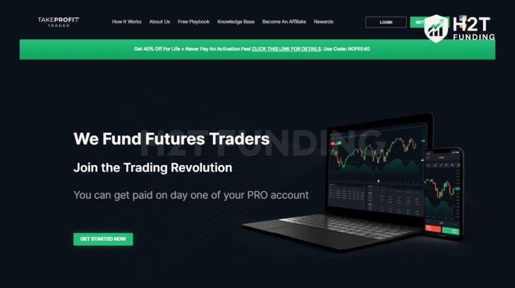 Take Profit Trader is a futures prop trading firm that allows traders to earn real payouts by trading firm-provided accounts