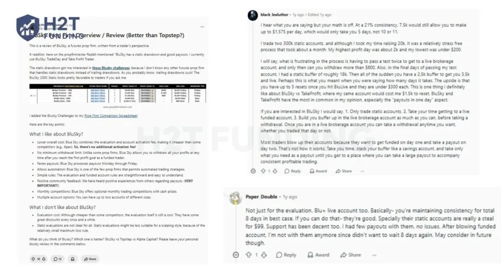 The Reddit community views this platform as a disciplined trader's firm