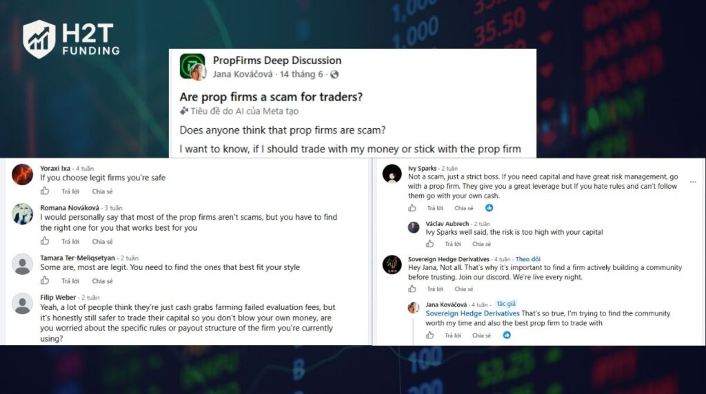 The truth about prop firms, according to another traders on Facebook