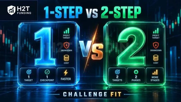 Thumbnail 1-Step vs 2-Step Prop Firm Challenge
