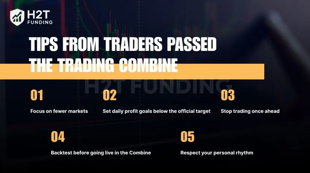Tips from traders passed the Trading Combine