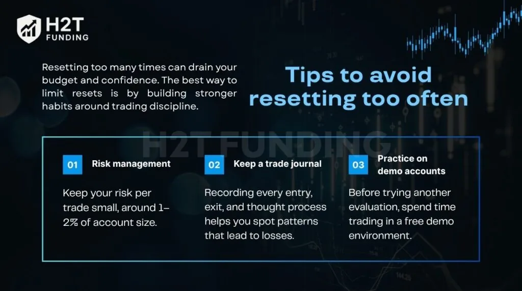 Tips to avoid resetting too often