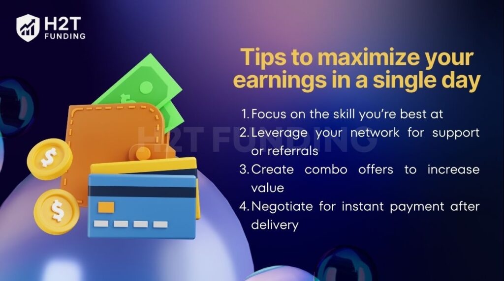 Tips to maximize your earnings in a single day