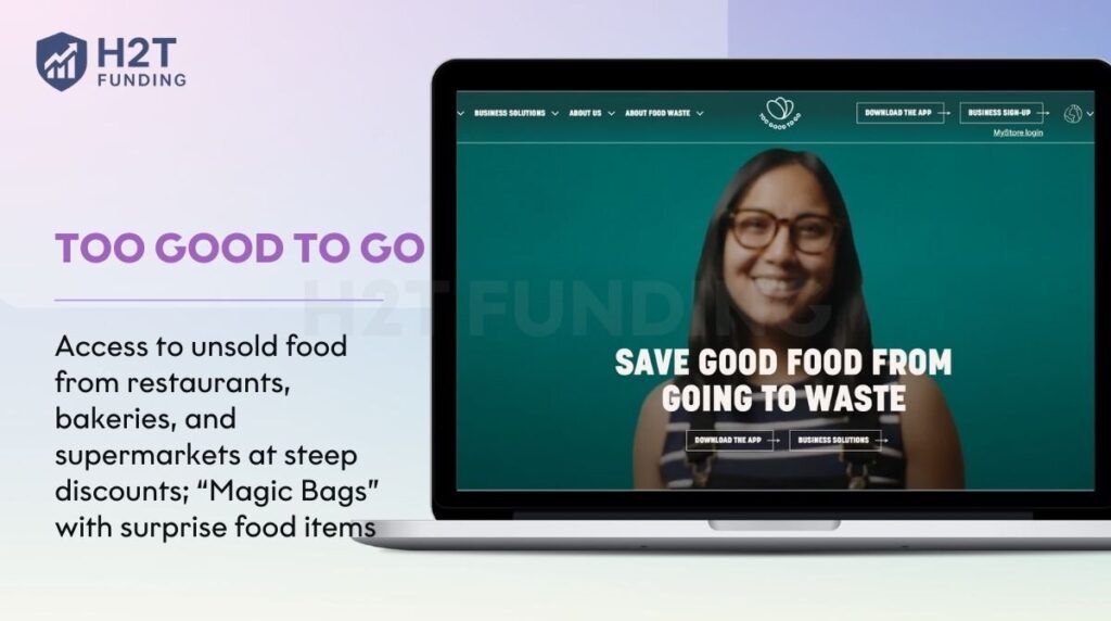 Too Good To Go - Best for discounted surplus meals