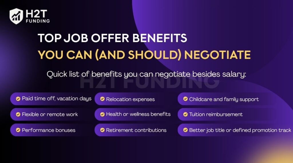 Top job offer benefits you can (and should) negotiate