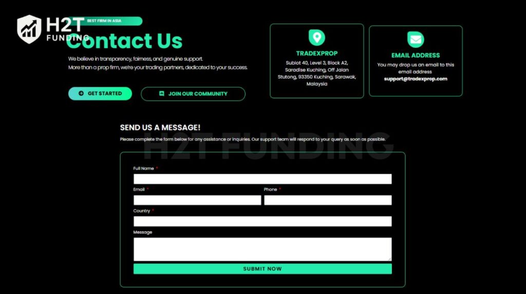 TradeXProp customer service