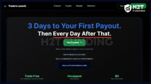 Traders Launch offers 3 days to the first payout, then daily payout access after that