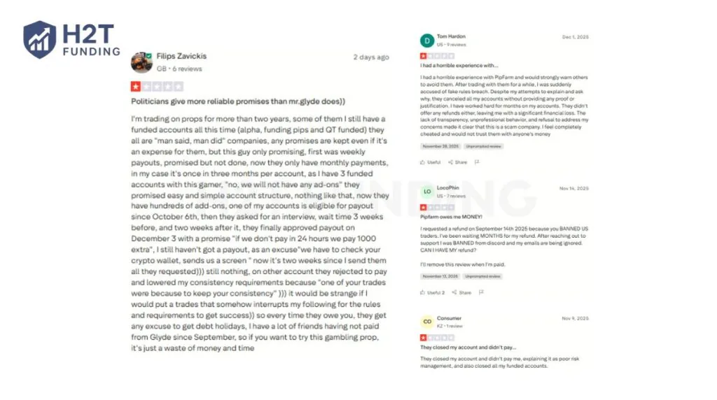 Traders report major issues such as abrupt account terminations (updated on December 18, 2025)
