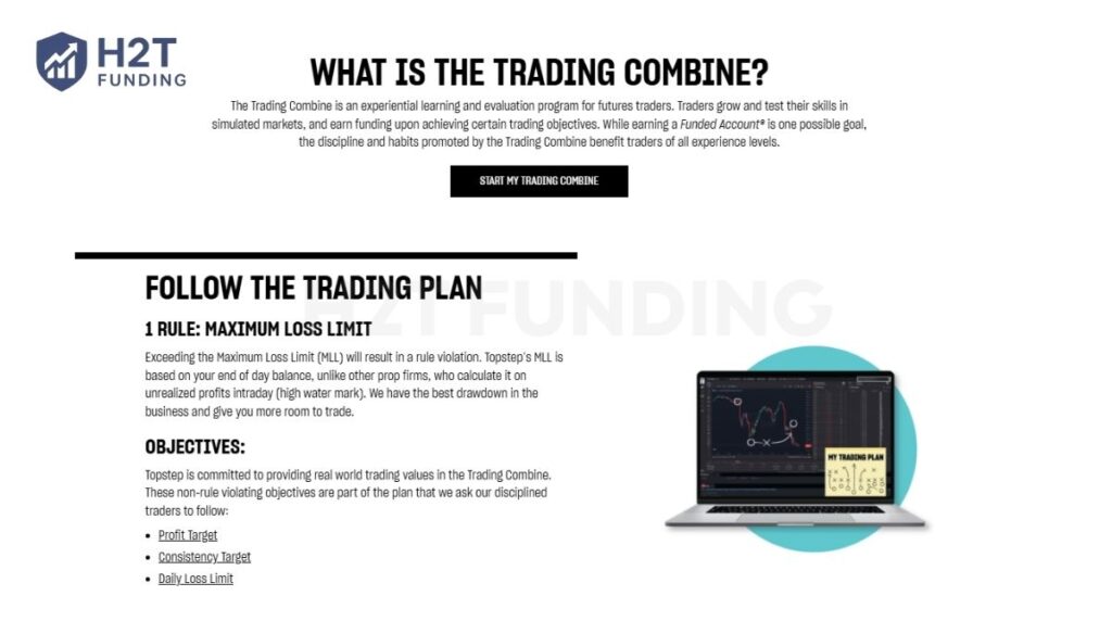 Trading Combine is the evaluation stage