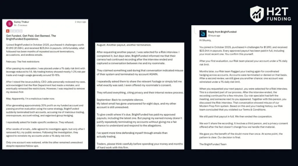 Trustpilot response review