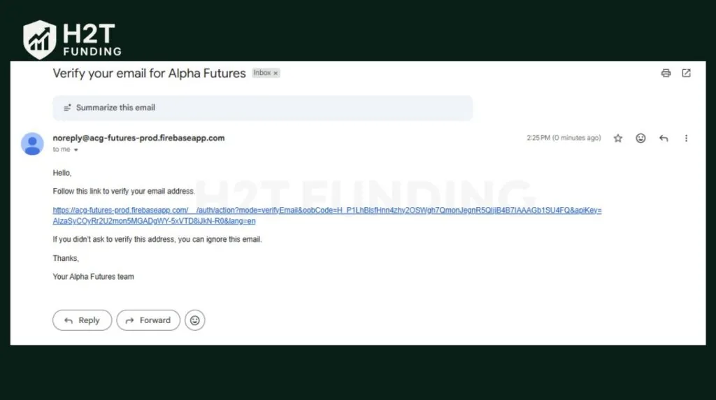 Verify your email address