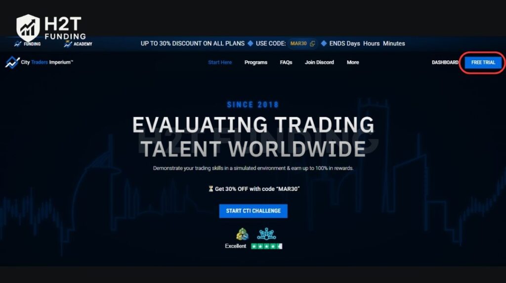 Visit the CTI homepage and choose your path