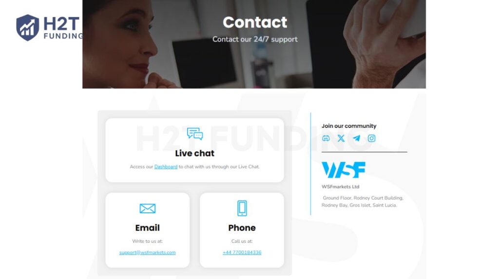 Wall Street Funded customer service