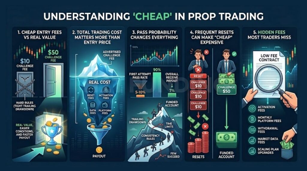 What “Cheap” Actually Means in Prop Trading