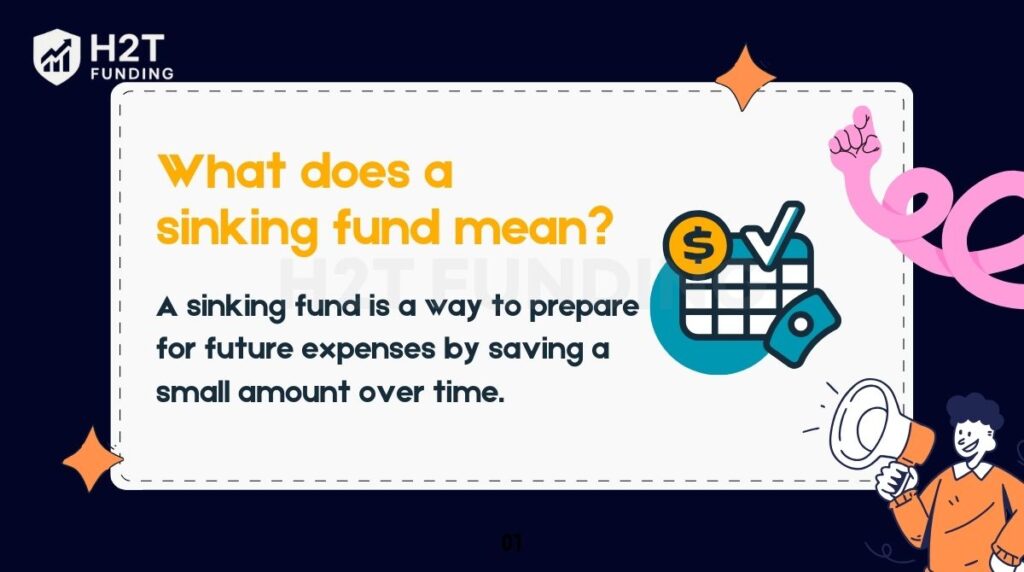 What does a sinking fund mean