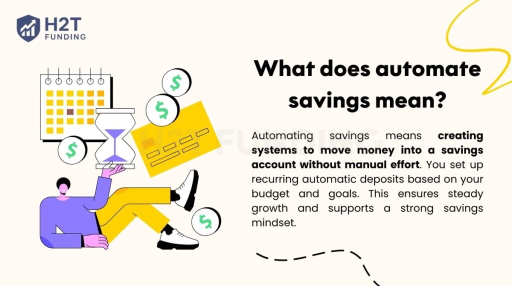 What does automate savings mean
