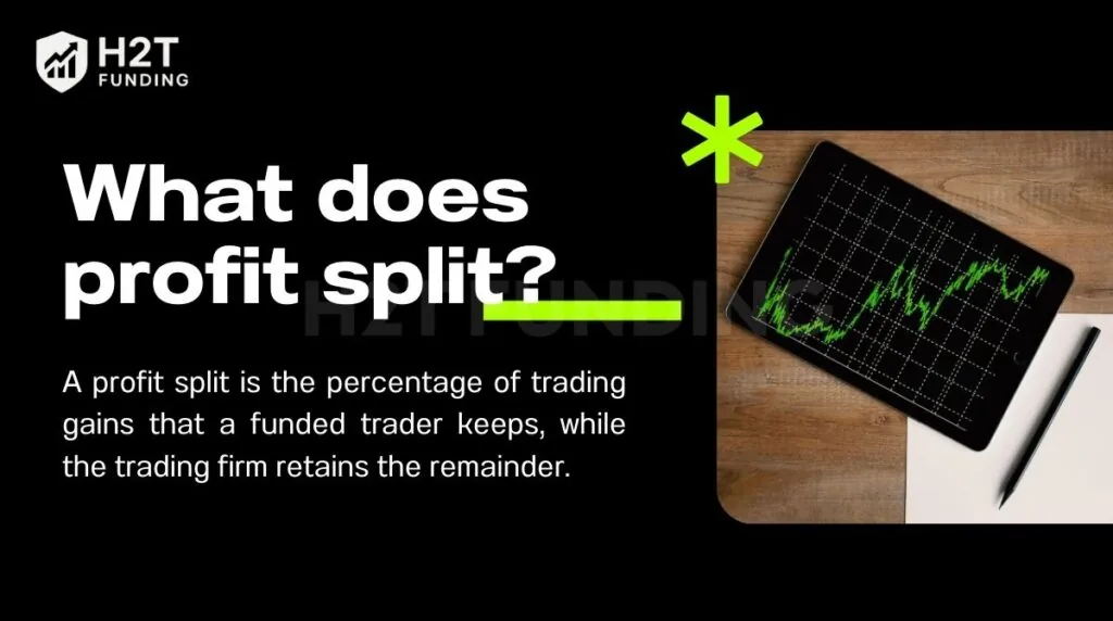 What does profit split mean in proprietary trading