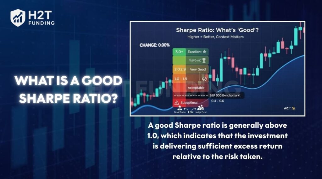 What is a good Sharpe ratio