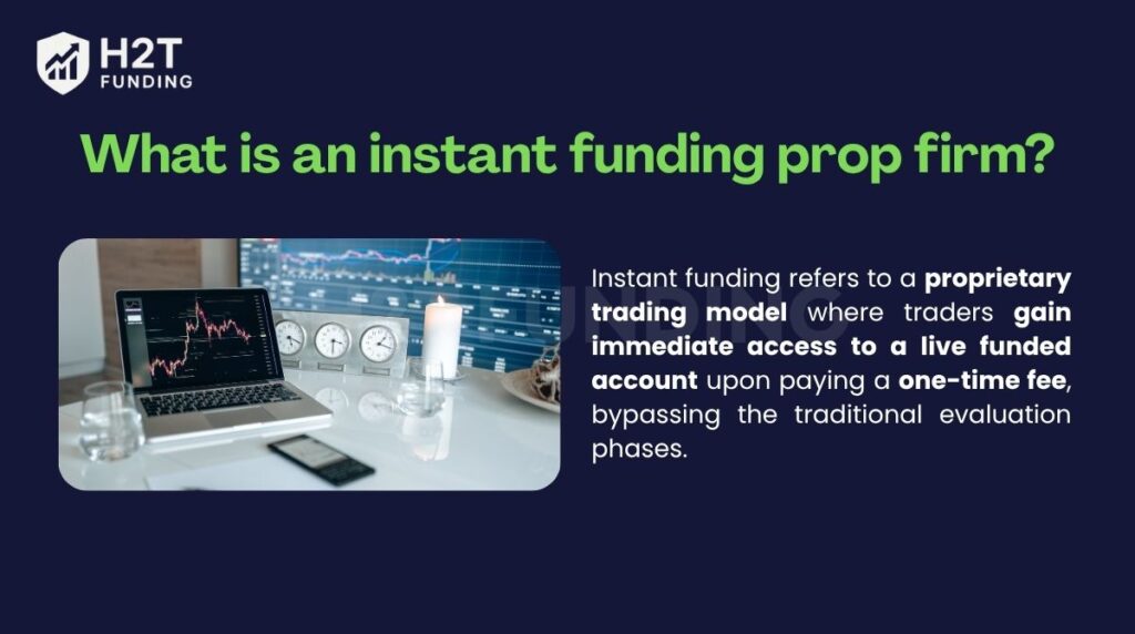 What is an instant funding prop firm