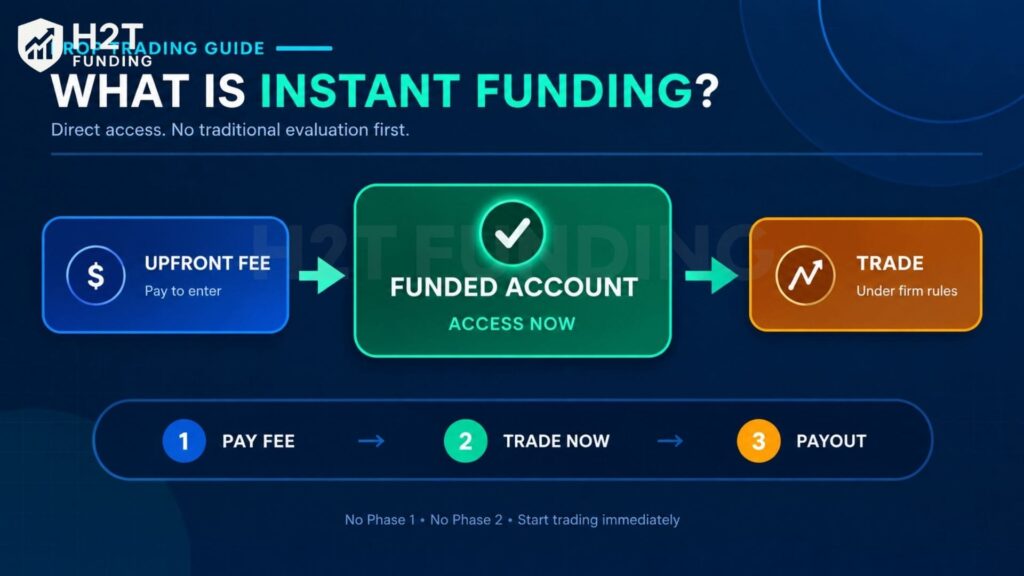 What is instant funding in prop trading