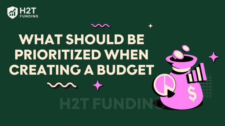 What should be prioritized when creating a budget