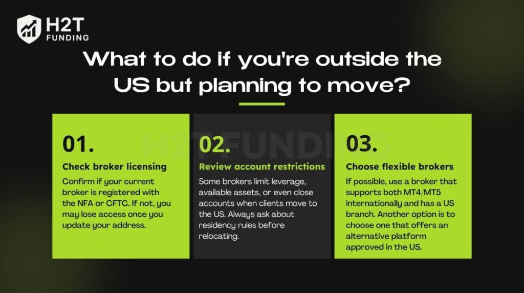 What to do if you're outside the US but planning to move
