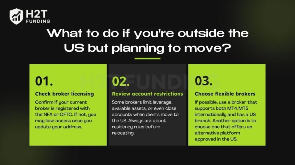 What to do if you're outside the US but planning to move