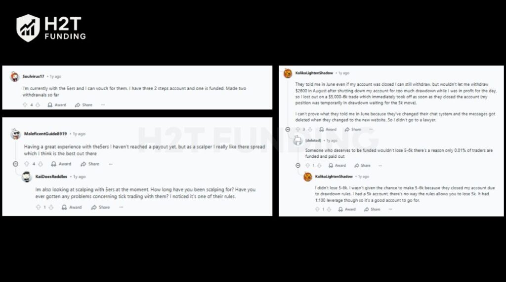 What traders are saying about The 5%ers