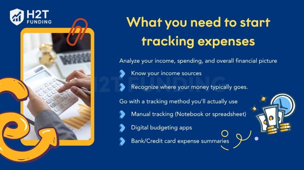 What you need to start tracking expenses