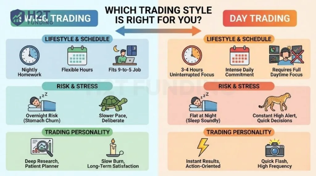 Which swing trading or day trading is right for you