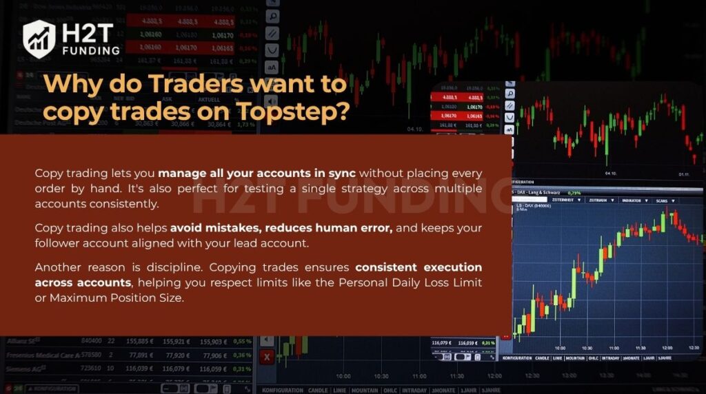 Why do Traders want to copy trades on Topstep