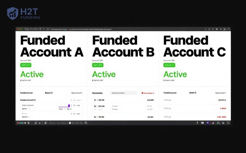 Yes, multiple funded accounts are possible, with a few key rules