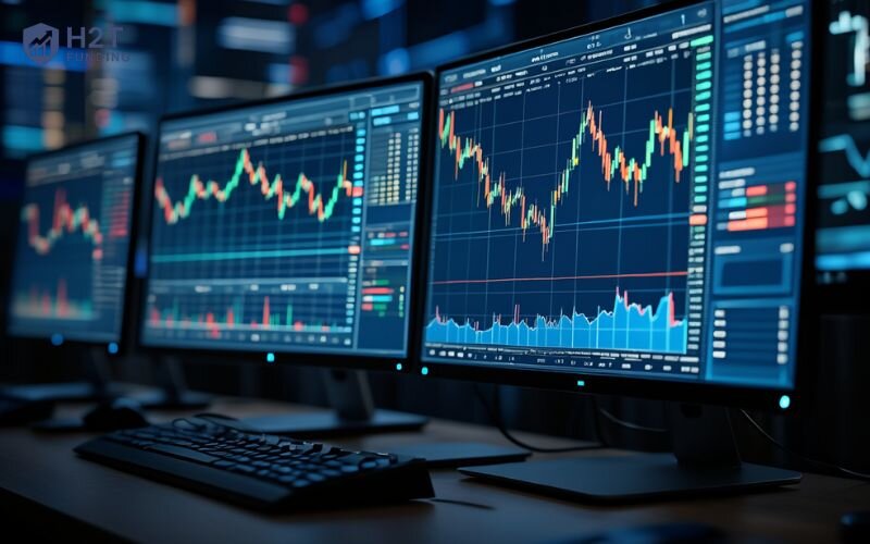 Your charts are mirroring because they are intentionally connected by the Symbol Link feature