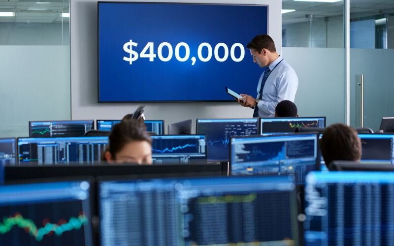 You’re limited to a $400,000 cap per trader or strategy on the default account