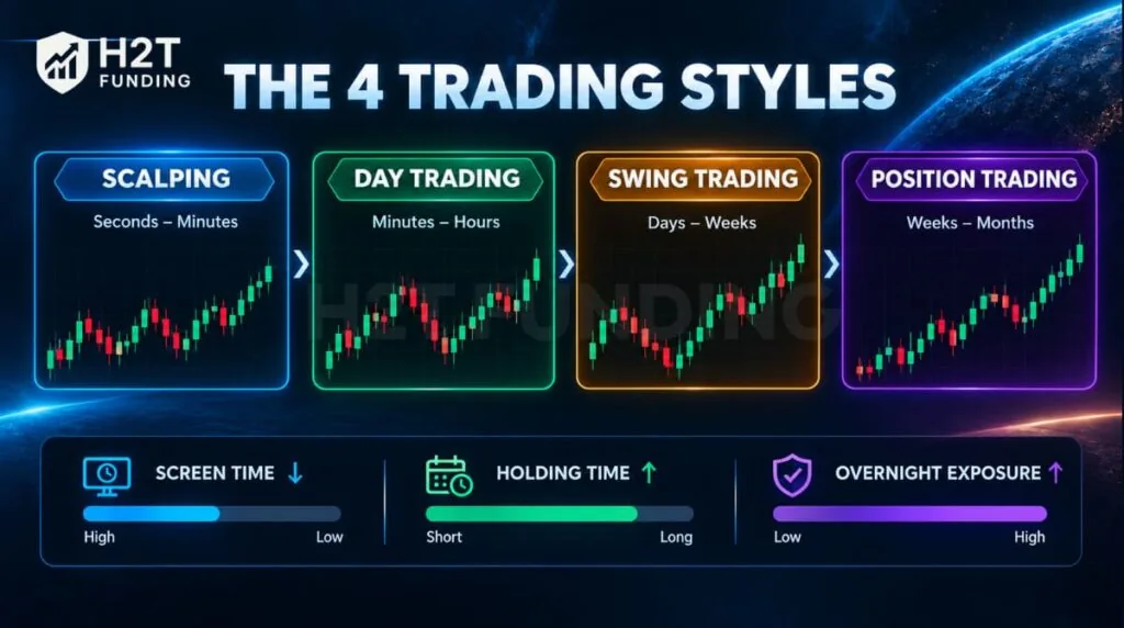 Four primary trading styles