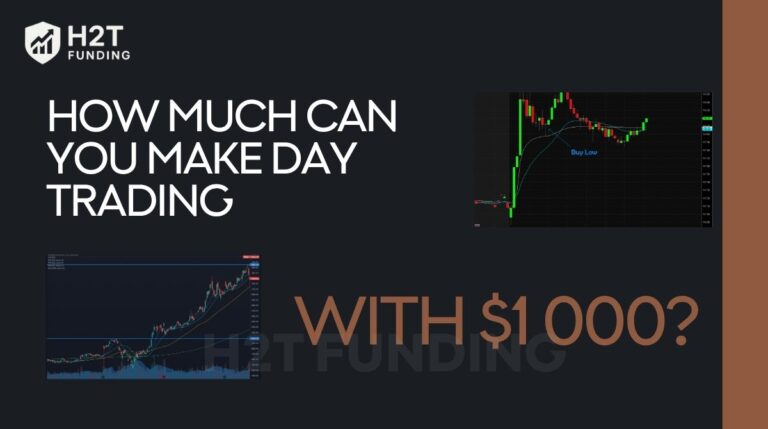 How much can you make day trading with $1000 and what it really takes
