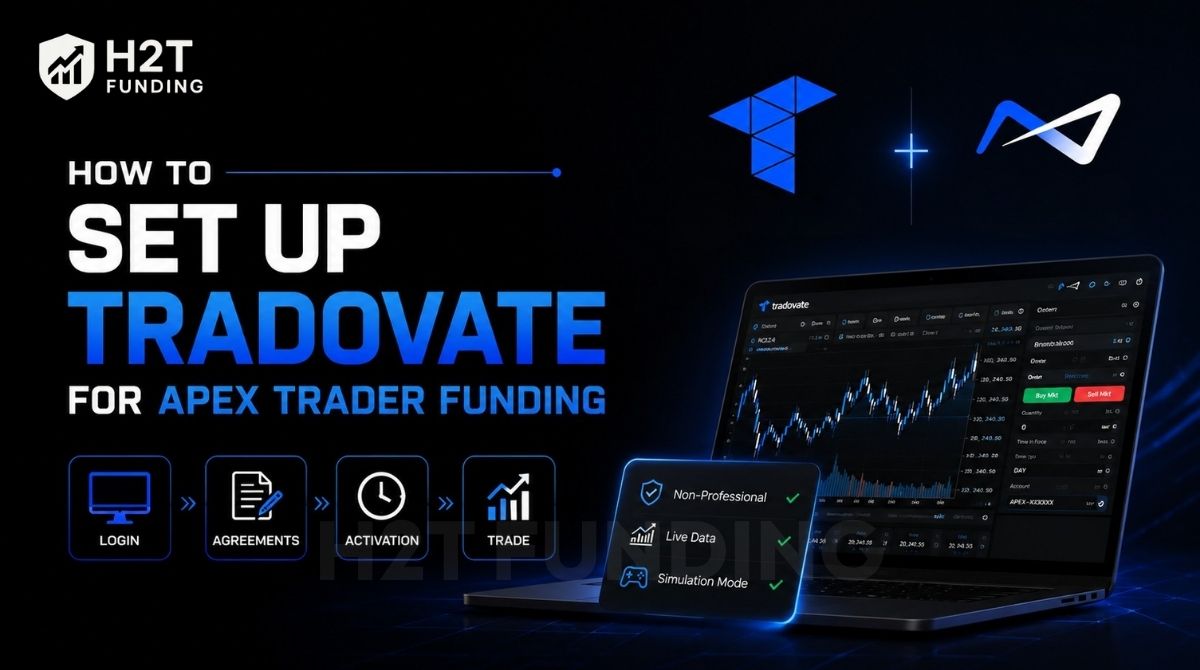 how to set up tradovate for apex trader funding