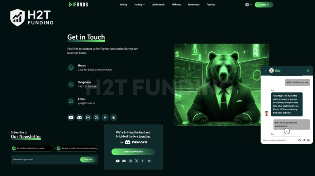 iFunds customer service