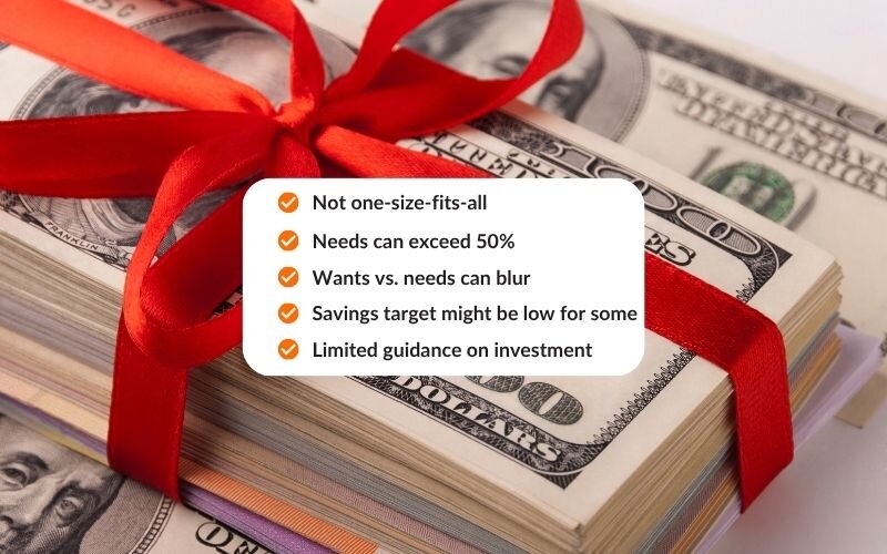 The 50/30/20 rule has some drawbacks to consider