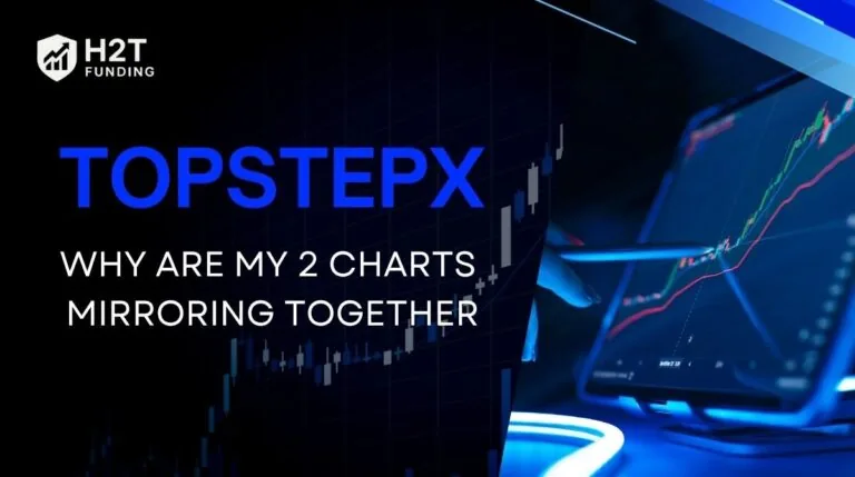 topstepx why are my 2 charts mirroring together