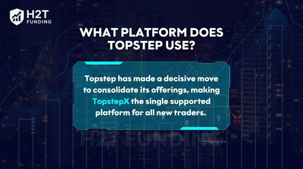 What platform does Topstep use?